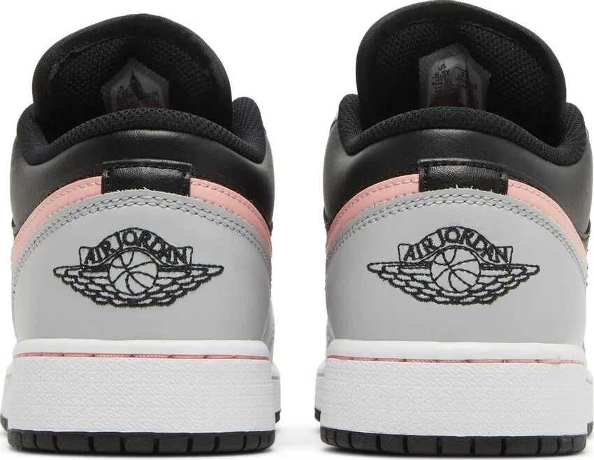 Air Jordan 1 Low Black Grey Pink (GS)