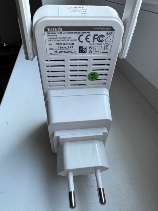 Tenda N300 A9 – Wi-Fi Range Extender