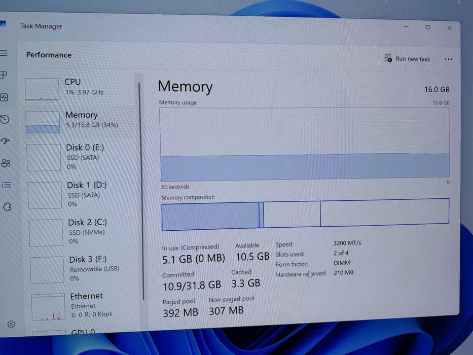 Pc Gaming Rtx 5070 Ti 16GB/Ryzen 5600G/ 16 GB Ram/3 SSD (1 NVME)