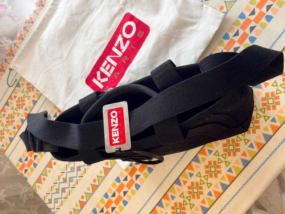 Сумка Kenzo Paris canvas tote black
