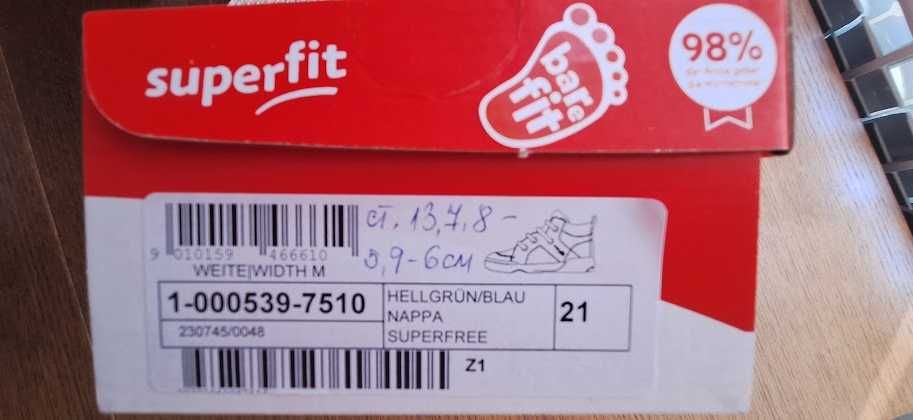 Нови боси обувки на Superfit - н. 21 и 22