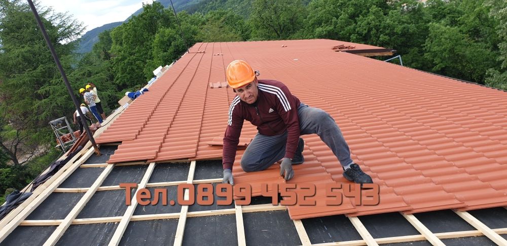 Ремонт на покриви Кричим