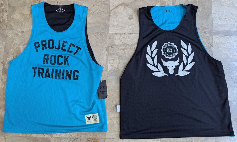 Under Armour Project Rock Reversible Mesh двулицев потник от Сащ