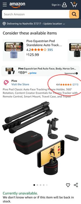 360° AI Стойка за Смартфон с Проследяване, Личен Оператор Pivo Pod