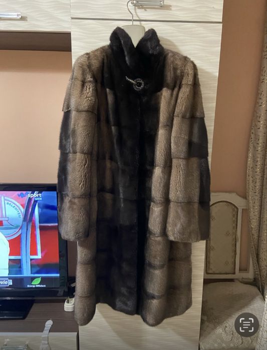 Шуба норковая канадский мех