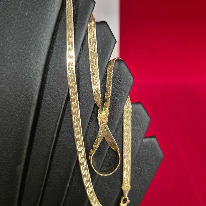 ( B31728.1 / Ag28 Doi Baieti ) Colier Aur 14K - 9.89 grame / 4450 lei