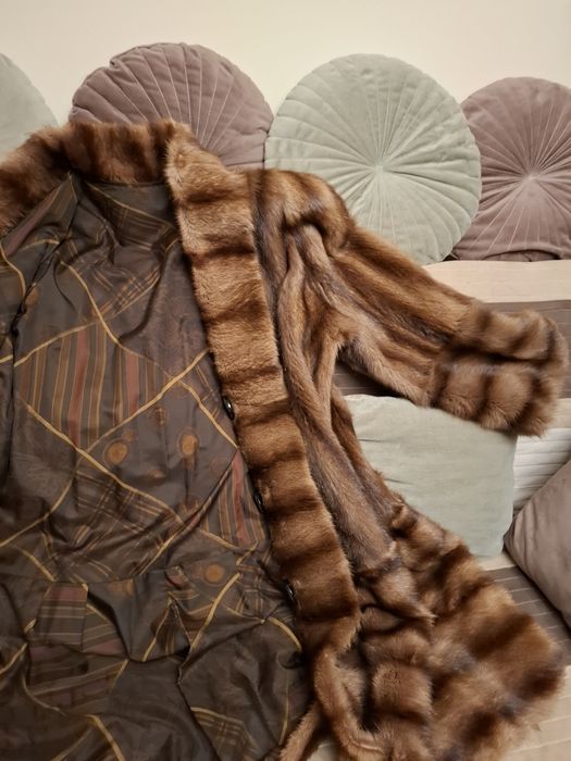 Haina damă din blană marmotă