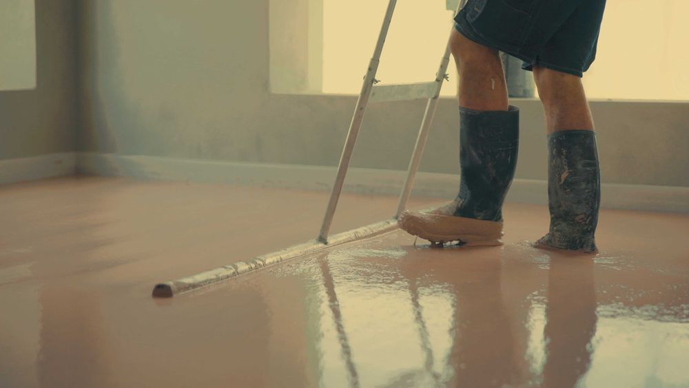 Sape autonivelante ciment/sape autonivelante de ipsos,cu statia mobila