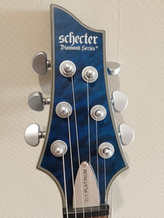 Электрогитара Schecter Daimond Series C-1 Platinum STMBL + комбик