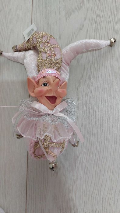 Decoratiune Noua Spiridus roz