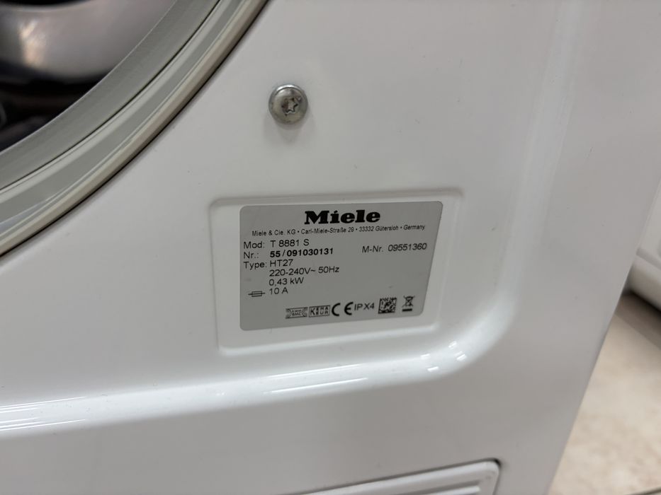 Miele T8861WP EDITION 111 Softtronic сушилна с термопомпа 8 кг/24 мес гаранция