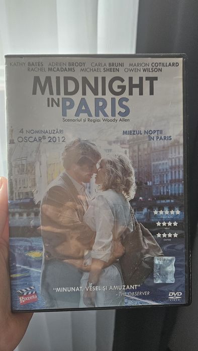 Vand film DVD Midnight in Paris