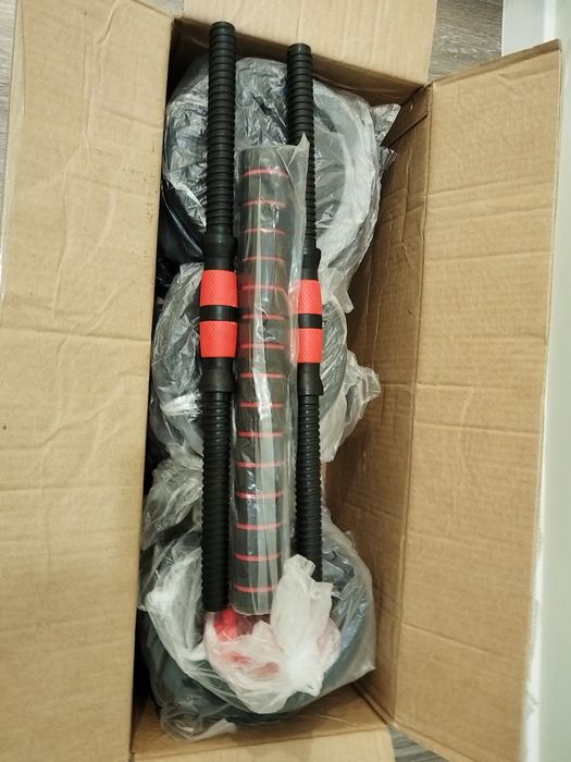 Новые гантели 40кг и эспандер для рук