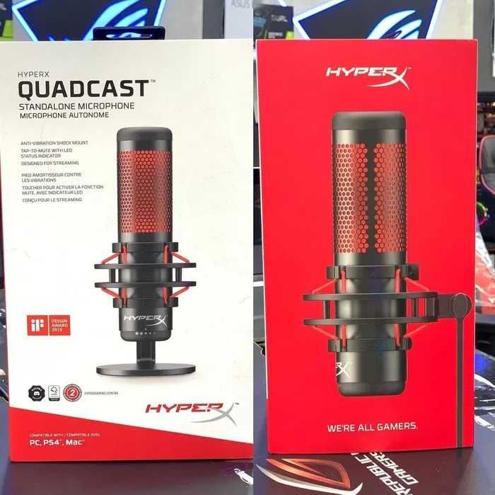 Hyperx QUADCAST S Микрофон для стрима