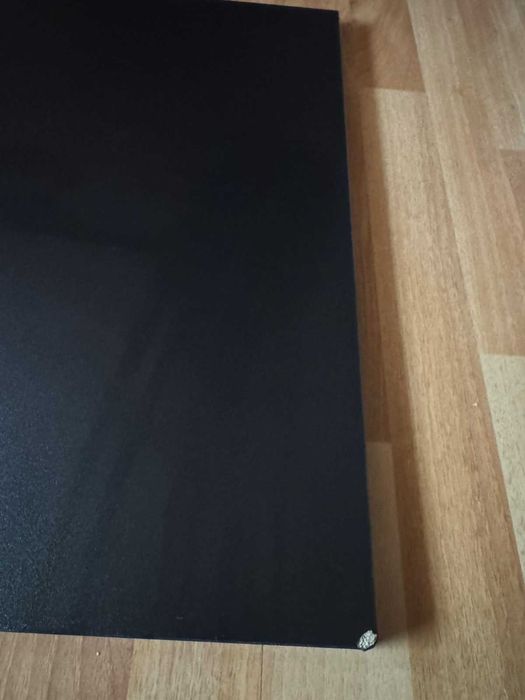 Електрическо бюро, L-образно с регулируема височина 160×120 см – черно