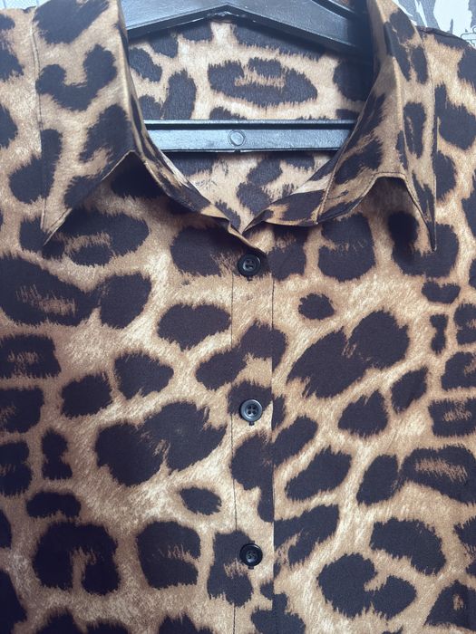 Блузка леопардовая