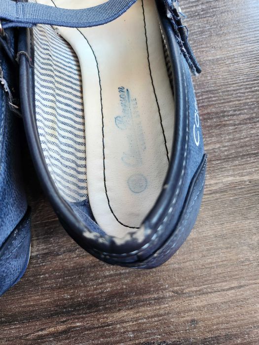 Papuci bleumarin cu barete 36