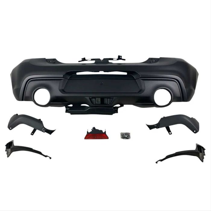 Задна Броня Suzuki Swift 2017+, Двоен Дифузер