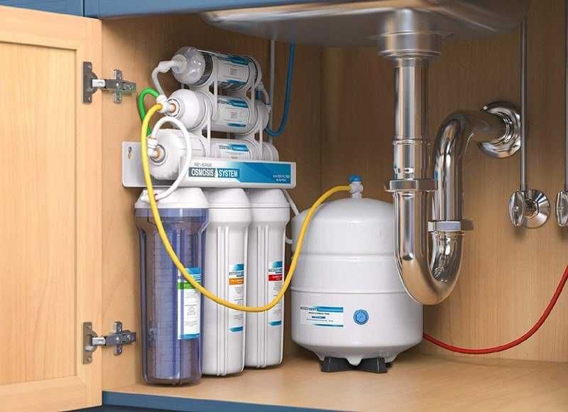 Установка Ремонт и обслуживание фильтров для воды.