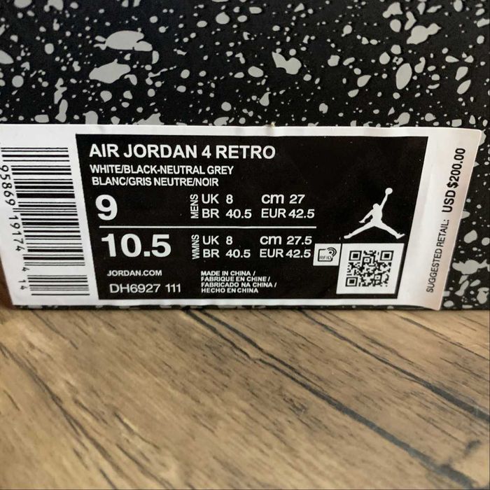 Jordan 4 Military White