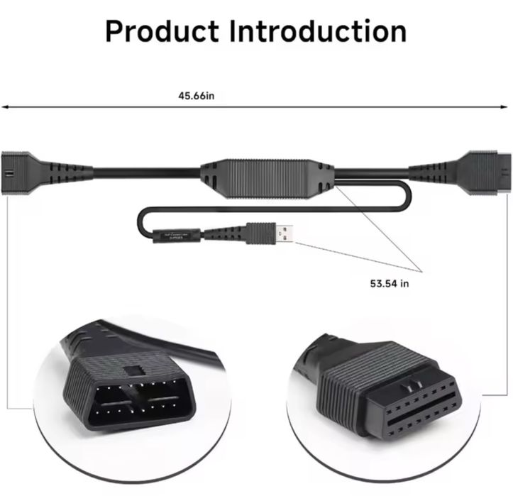 Adaptor Launch DOIP pentru tester/Diagnoza Launch x431, Thinkdiag, etc