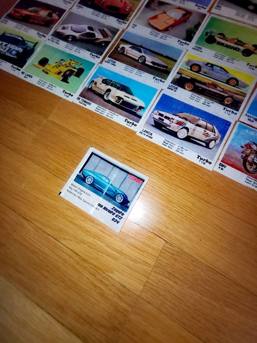 Колекционерски картинки от дъвки "Турбо"