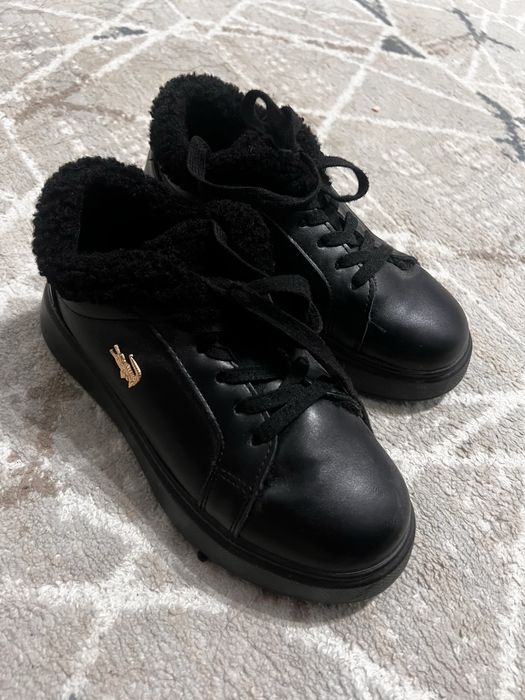 зимние кроссовки lacoste