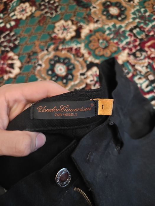Джинсы undercover 07ss waxed