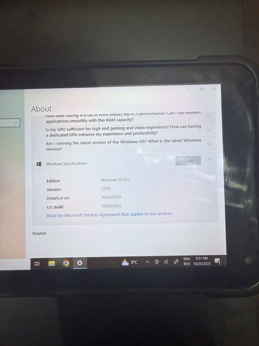 Tableta profesionala cu windows 10