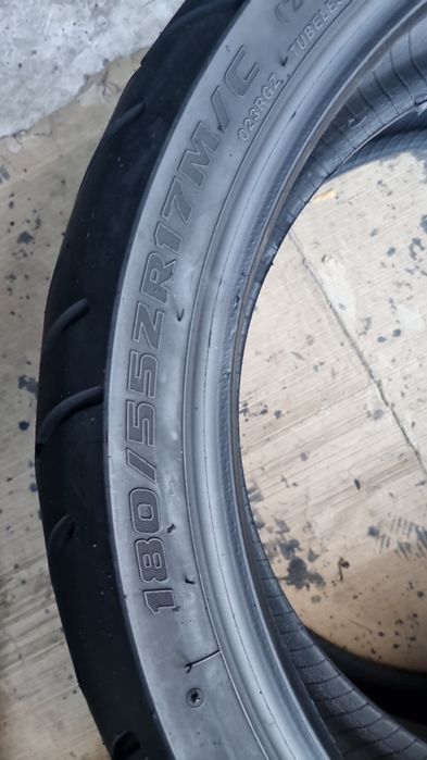 Anvelopa Moto Bridgestone 180/55 ZR17 Stare Impecabilă