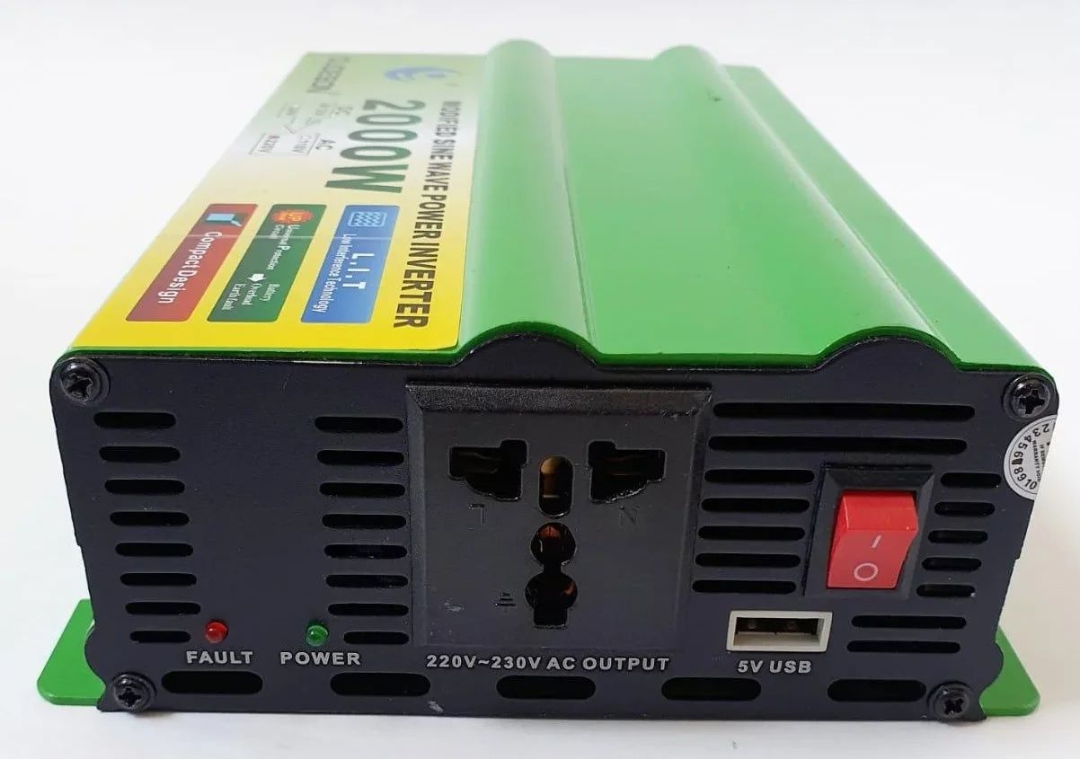 Инвертор 12/220V преобразователь напряжения конвертор тока с 12В/220В ...