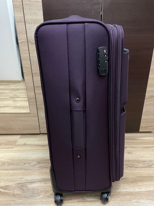 Troler de călătorie mare, nou, nefolosit - 80x48x30 cm