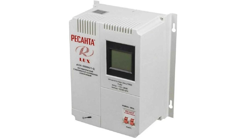 Стабилизатор напряжения АСН-5000Н/1-Ц Lux настенный