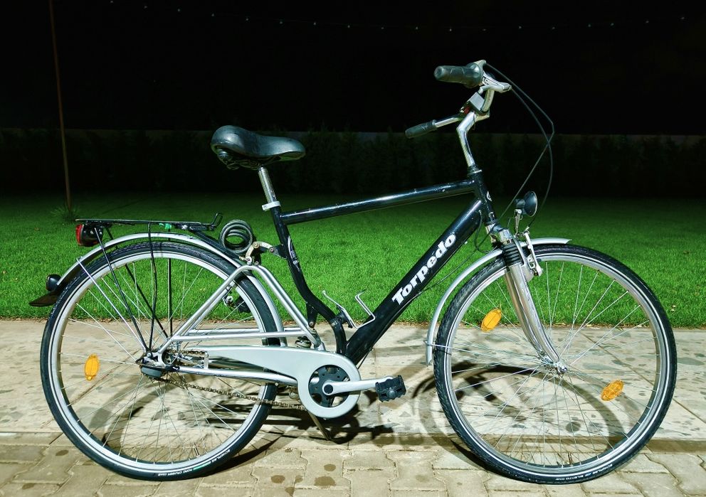 Bicicleta Torpedo adult roti 28 cu suspensie
