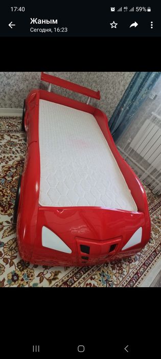 Детский машина кровать