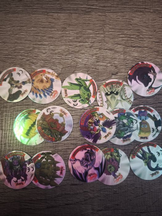 Югио тазота 15 броя Duel Tazos