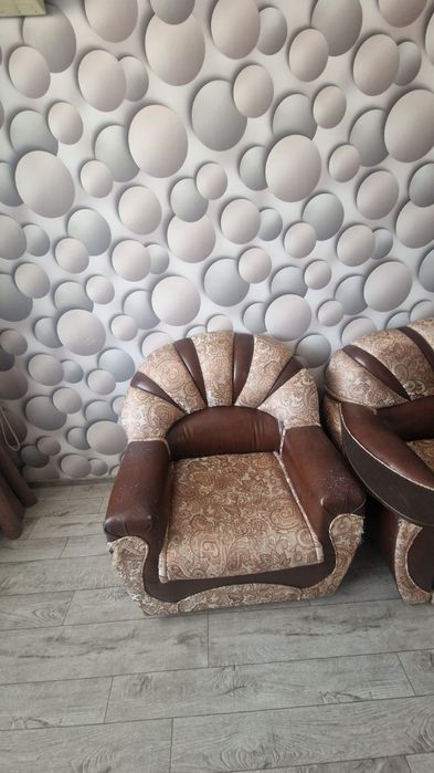 Диван раскладной  с креслом