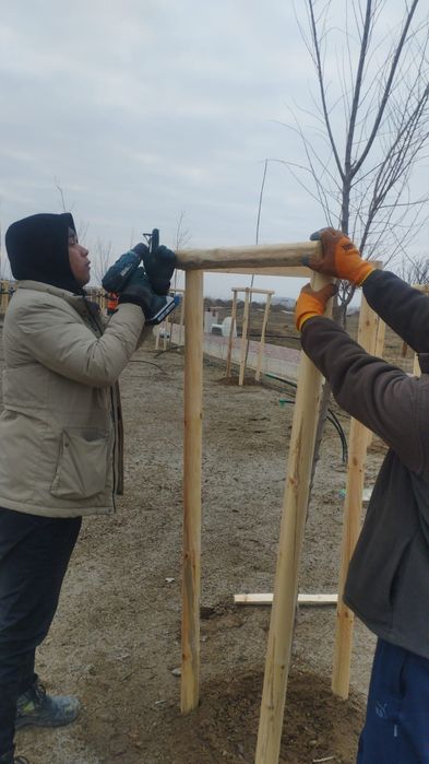 Деревянный опора