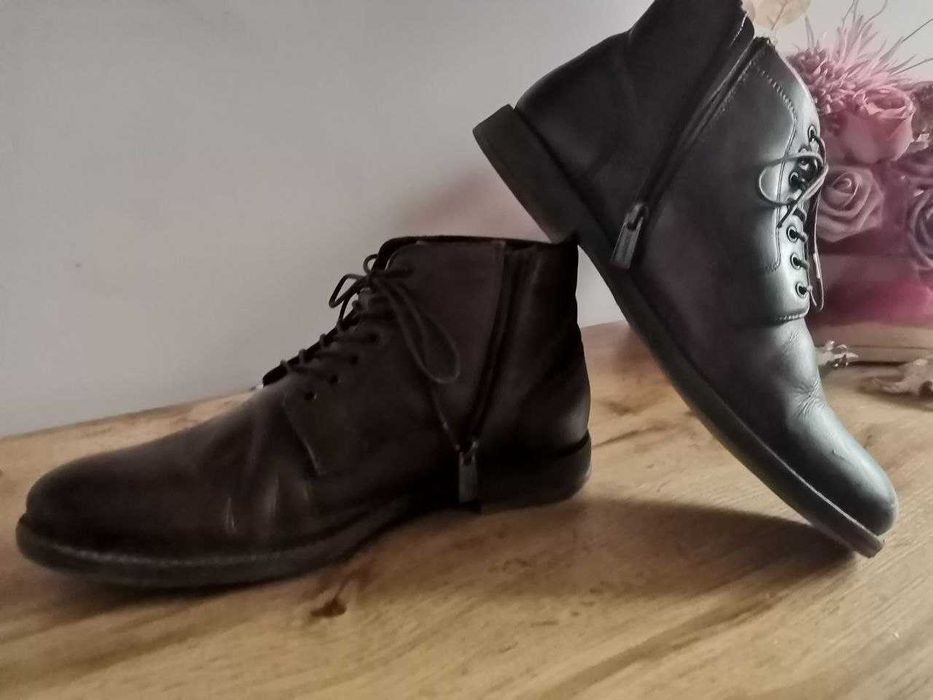 Естествена кожа мъжки боти 41номер LASOCKI - CCC