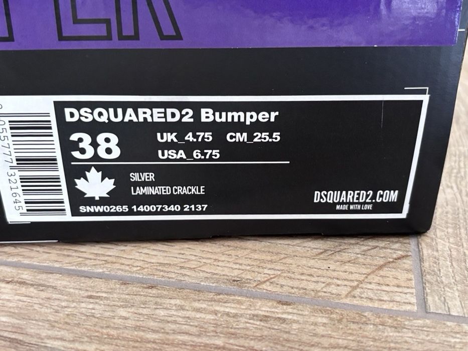 DSQUARED2 кожени кецове