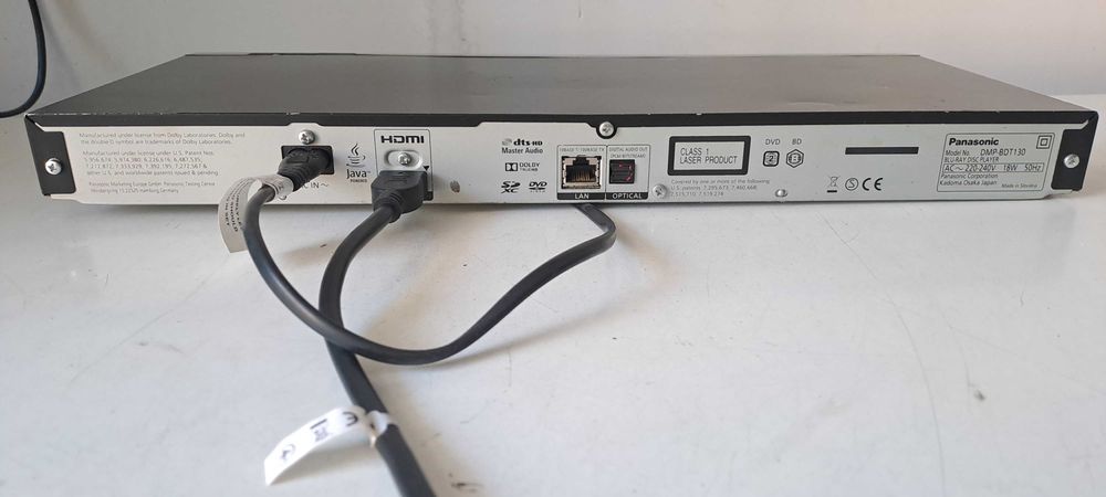 Media Player Panasonic DMP BDT 130 – USB / MKV / 3D HDD – cu telecomanda