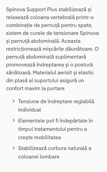 Orteza lombara,multifuncțională,Bauerfeind/Germania/6
