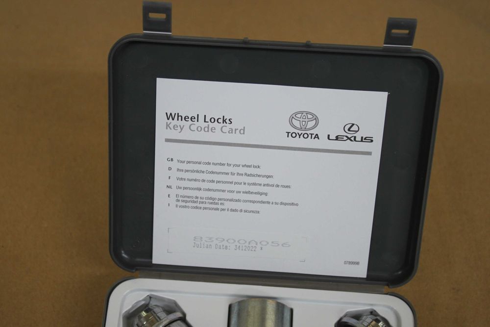 Оригинални секретни гайки Toyota, Lexus
