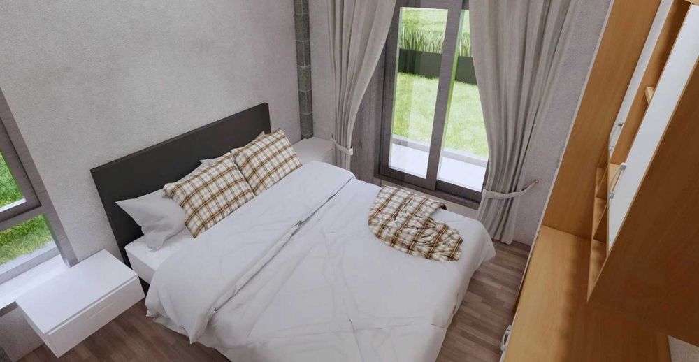 НА ИЗПЛАЩАНЕ - Евтина двуетажна сглобяема къща с 4 спални, 182 кв. м