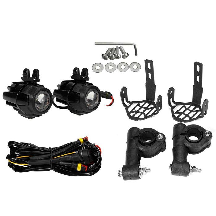 Kit proiectoare LED moto/scuter/atv 60W 6000K