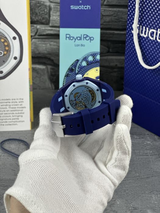 Ceas AP x Swatch Royal Pop “Lan Ba”