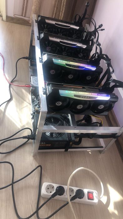 Компютърна система, Майнинг риг (Mining rig) GeForce RTX 3080 12GB