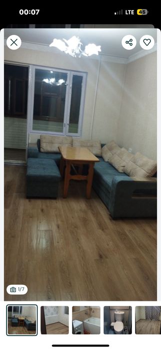 Аренда Ттз 2 3хона 350 долл оила болла кизларга Шарийга