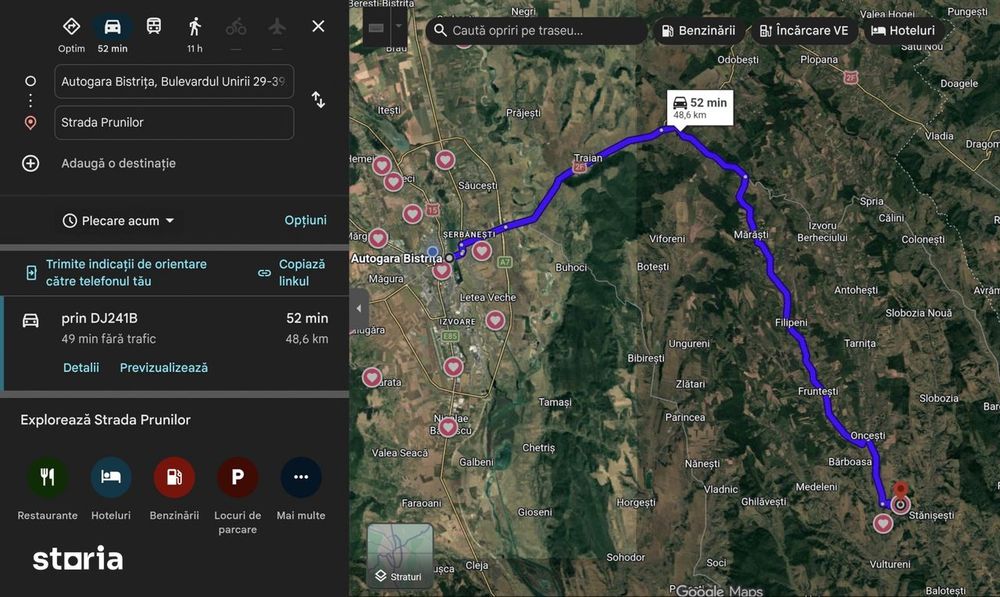 Teren de vanzare + casa in Gorghesti, Bacau – 7.391 mp, zona linisti