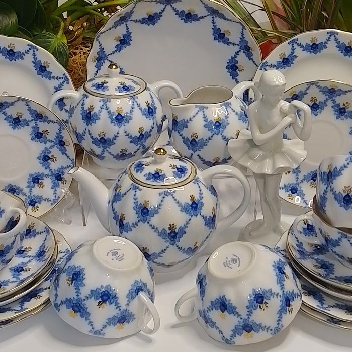 Руски порцелан ЛФЗ сервиз за чай